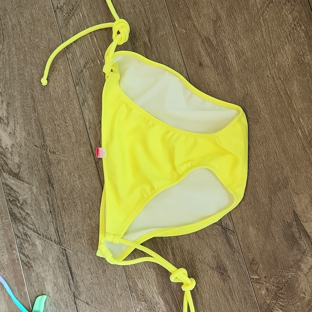 Yellow bikini bottom